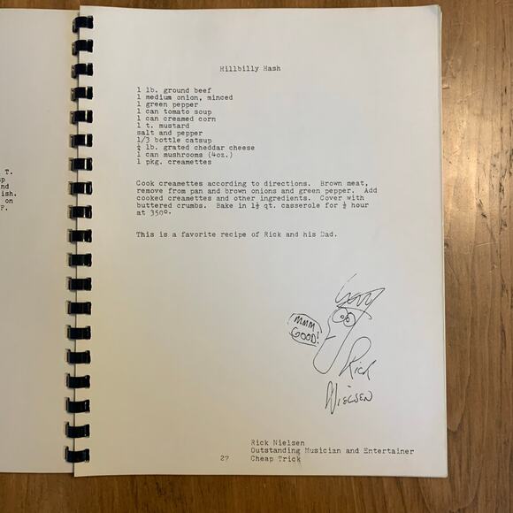 Celebrity Cookbook Celebrity Cookbook Enterprise 1983 Junior Achievement Vintage - Picture 10 of 16